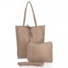 GEANȚĂ DE DAMĂ shopper bag Hernan bej închis HB0253